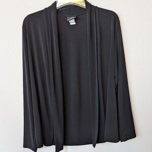 3/$15** Black "slinky" Open Front Cardigan